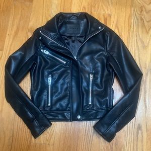 Blank NYC Vegan / Faux Black Leather Jacket
